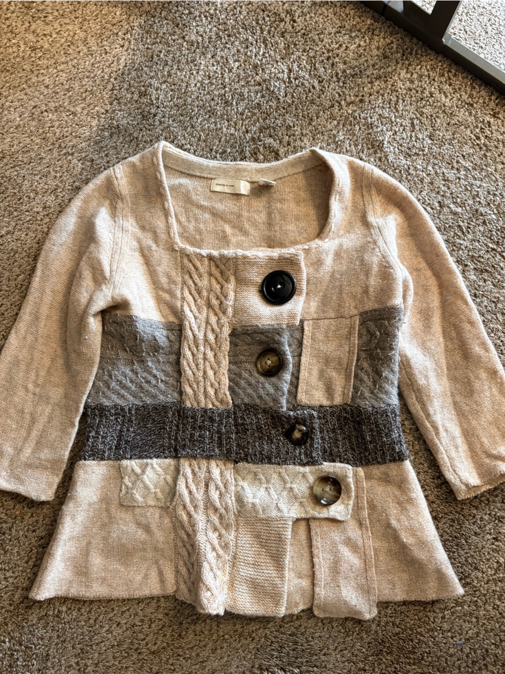 Anthropologie Sleeping in Snow sweater